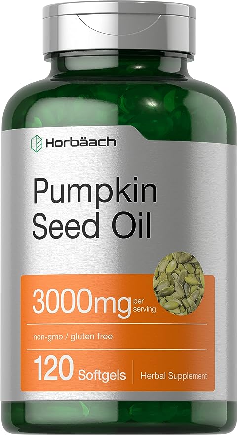 Horbaach Pumpkin Seed Oil 3000MG 120 Capsules