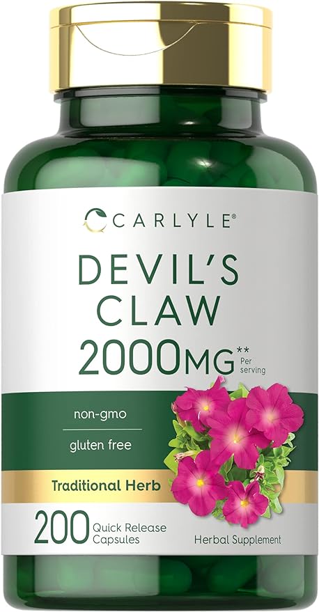 Carlyle Cissus Devils Claw 2000 MG 200 Capsules